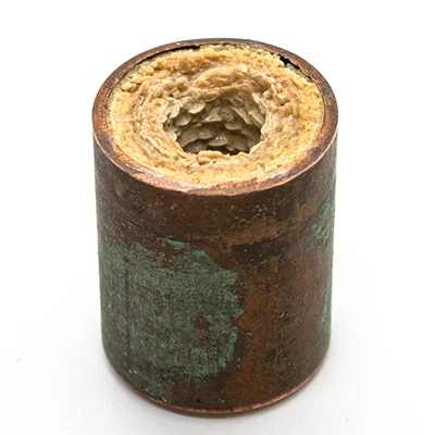 Limescale buildup on fixtures